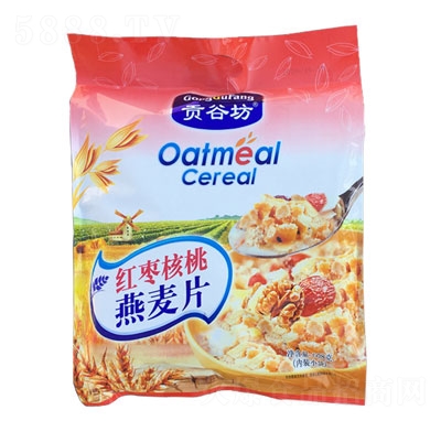 貢谷坊紅棗核桃燕麥片