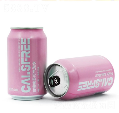 無卡工坊白桃味蘇打氣泡水330ml