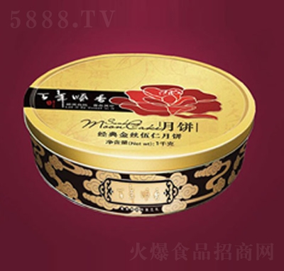 順香經(jīng)典金絲伍仁月餅1千克