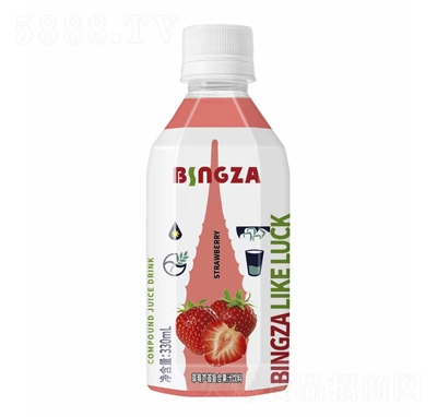 BING-ZA��ݮ�J�C��(f��)�Ϲ�֭���330ml