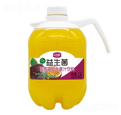 京智源益生菌百香果復(fù)合果汁飲料1.5L