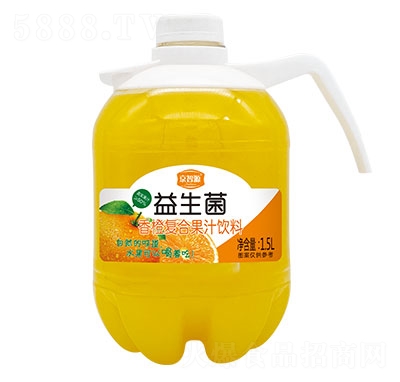 京智源益生菌香橙復(fù)合果汁飲料1.5L