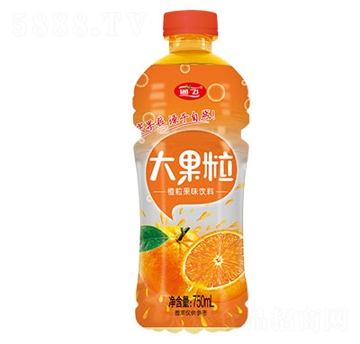 通飛橙粒果味飲料750ml