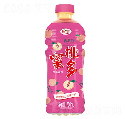 通飛蜜桃多果味飲料750ml