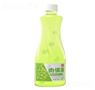 肉滿滿葡萄果粒果汁飲料500ml