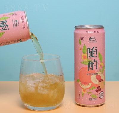 動(dòng)力火車隨酌氣泡蘇打酒桃子咖啡味330ml