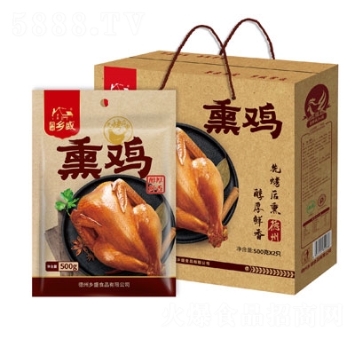 鄉(xiāng)盛熏雞禮盒500克x2只