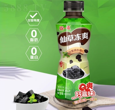 搖一夏仙草凍爽400ml