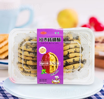 食光元素紅棗核桃酥518g