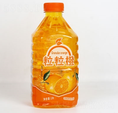威明粒粒橙果味飲料1L