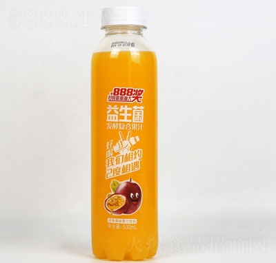 威明益生菌發(fā)酵百香果味果汁飲料500ml