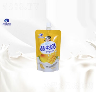 鞍鋼乳業(yè)直立芒果味酸奶