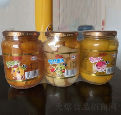 德盛恒水果罐頭系列