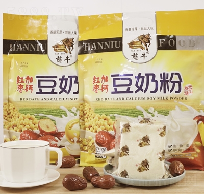 憨牛紅棗加鈣豆奶粉500g