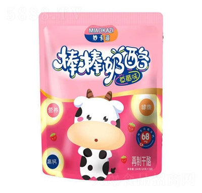 妙卡滋草莓奶酪棒