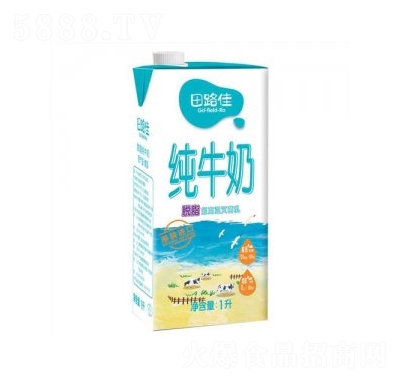田路佳脫脂純牛奶1L
