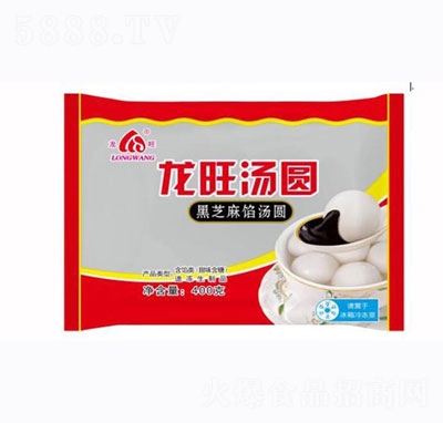 龍旺湯圓黑芝麻400g
