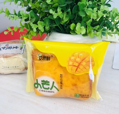 艾思利芒果味巖燒面包