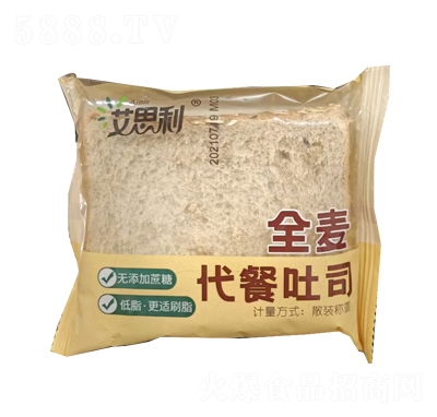 艾思利全麥代餐吐司