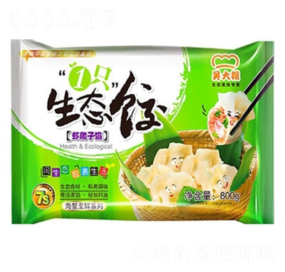 吳大嫂蝦爬子餡水餃袋裝.