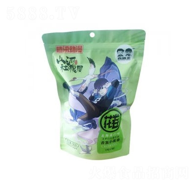 喜滿多香蔥小花卷雞汁味膨化食品180g