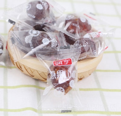 天潤(rùn)空心山楂山楂脯260g獨(dú)立小包裝果脯蜜餞