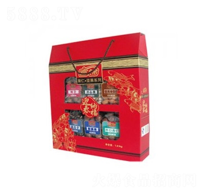 富錦迎春納福堅(jiān)果禮盒B款1030克
