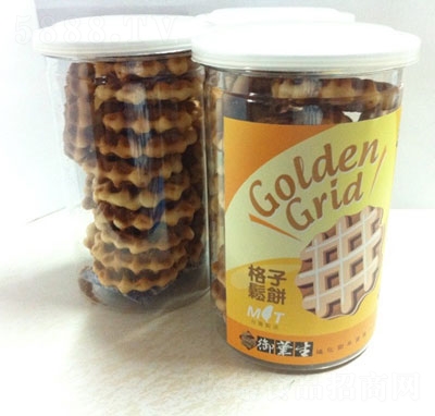 御華升格子餅干