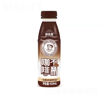 維他星咖啡不齋生椰拿鐵咖啡飲品418ml