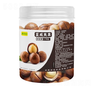 綠益食品夏威夷果178g