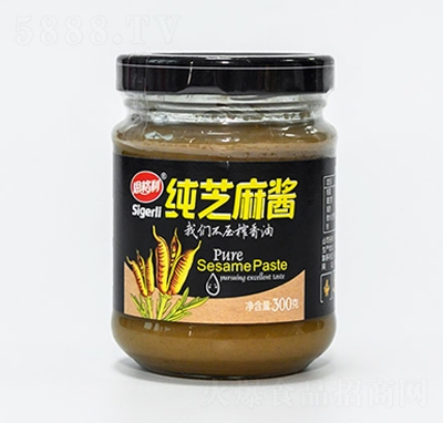 思格利純芝麻醬300克休閑食品招商代理