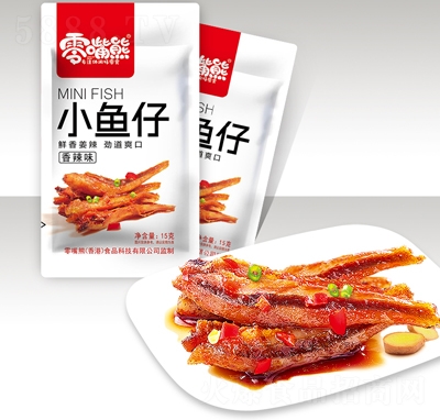 零嘴熊15g魚仔休閑零食招商代理