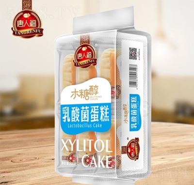 唐人福乳酸菌蛋糕200g木糖醇面包早餐糕點零食簡裝食品廠家直供