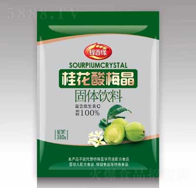 蜂香緣沖調(diào)桂花酸梅晶固體飲料380g