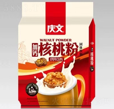 慶文固體飲料原味核桃粉600克
