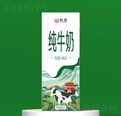紫鳶純牛奶200ml乳制飲品招商代理
