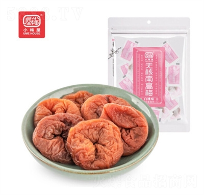 小梅屋無核南高梅80g休閑零食網(wǎng)紅食品酸甜蜜餞果干話梅干梅肉