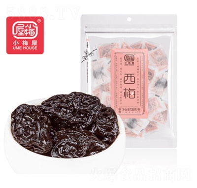 小梅屋西梅135g休閑零食網(wǎng)紅食品酸甜蜜餞果干話梅干梅肉