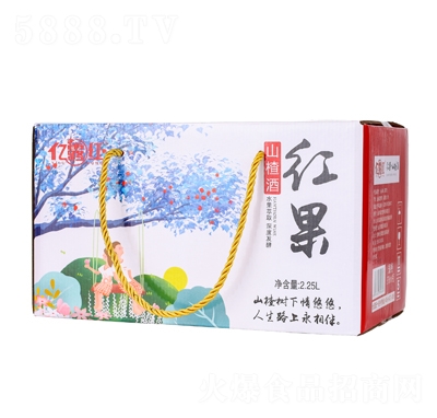 億露紅山楂酒2.25L發(fā)酵果酒禮盒裝