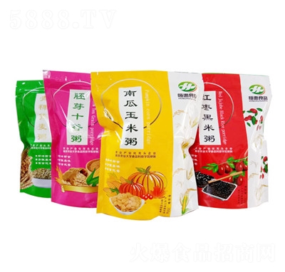 恒惠食品速食粥營養(yǎng)早餐粥代餐方便沖飲即食袋裝