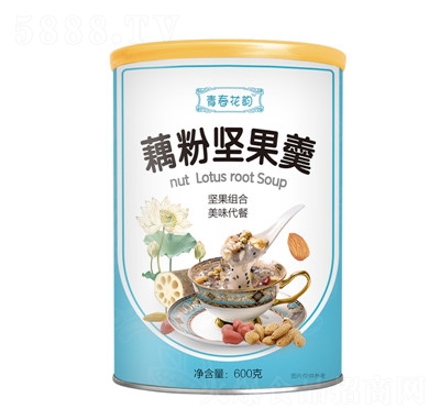 泰城谷匠五谷羹滋補堅果水果羹代餐堅果藕粉蓮子粉罐裝