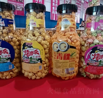 宏佰年爆米花奶油味+彩虹水果味+焦糖味238克+青稞腰果酥