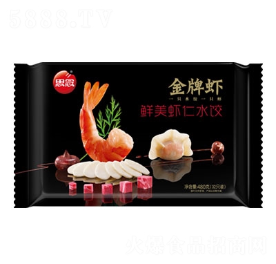 思念鮮美蝦仁水餃速凍水餃招商
