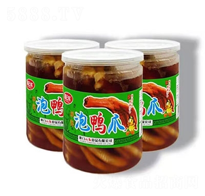 鑫云東泡鴨爪休閑鹵味零食