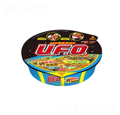 UFO蝦仁炒面風味碗面方便面招商代理夜宵代餐