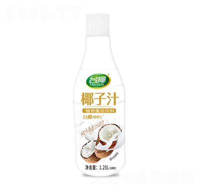 臺(tái)椰椰子汁植物蛋白飲料1.25L
