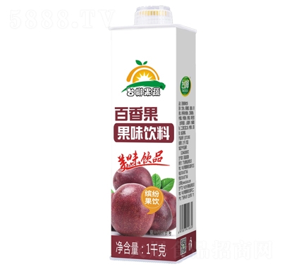 臺(tái)椰百香果果味飲料1千克方盒裝