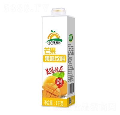 臺(tái)椰芒果果味飲料1千克方盒裝