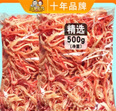 唐妖即食原味魷魚絲500g休閑食品批發(fā)代理