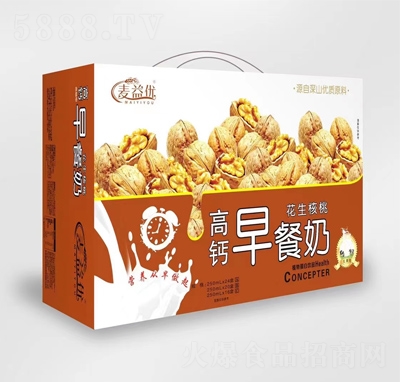 麥益優(yōu)復(fù)合蛋白飲品花生核桃高鈣早餐奶商超貨源